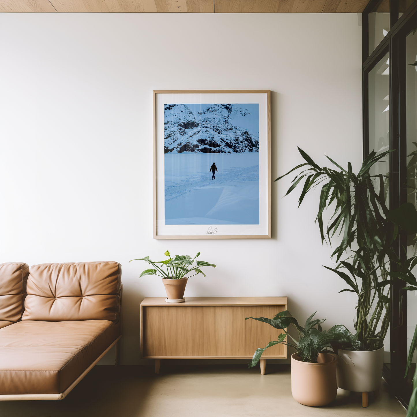 THE SNOW SILHOUETTE - Professional Photography Print