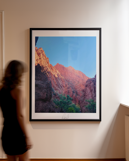 THE RED MOUNTAIN - Professional, Photography Print