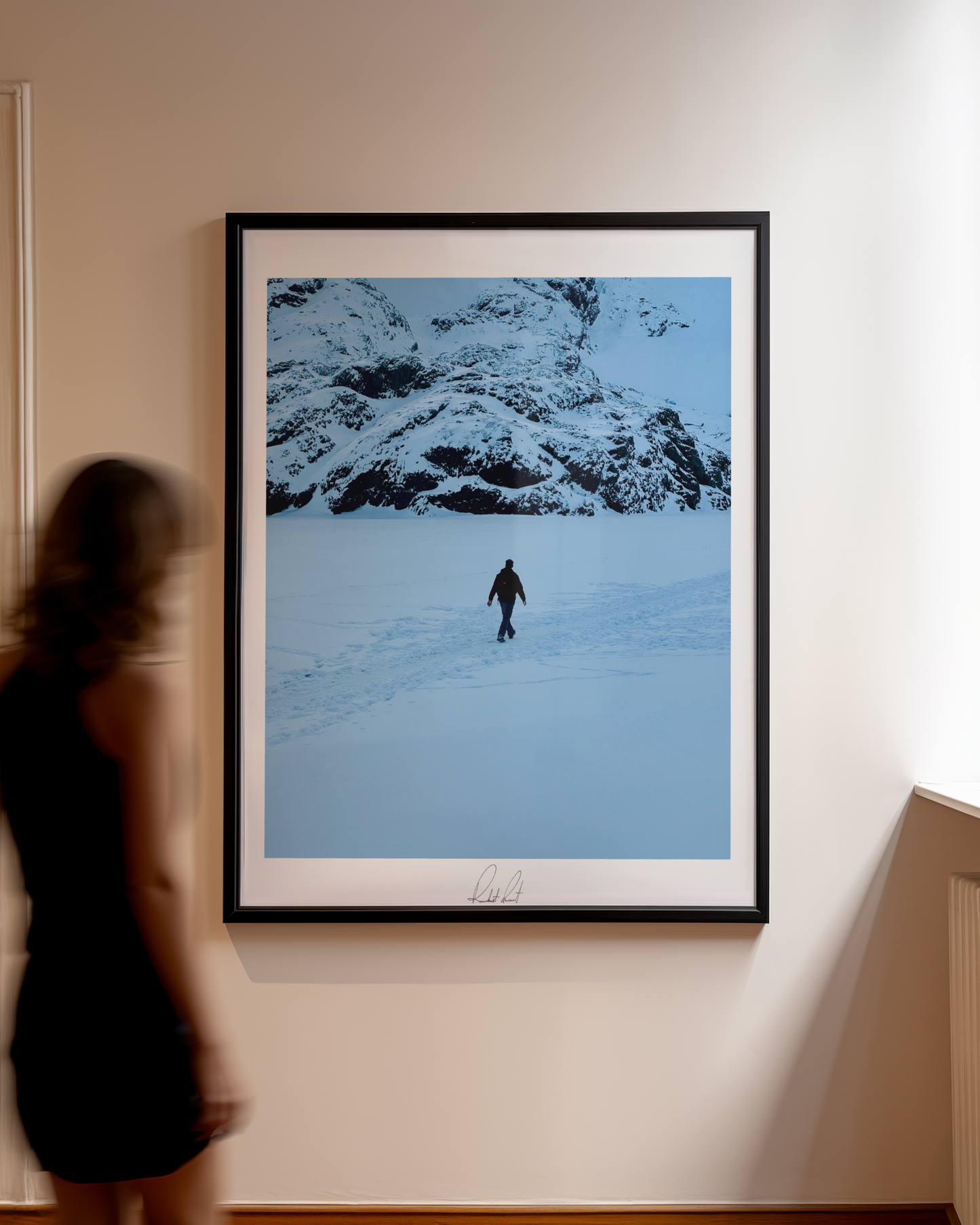 THE SNOW SILHOUETTE - Professional Photography Print