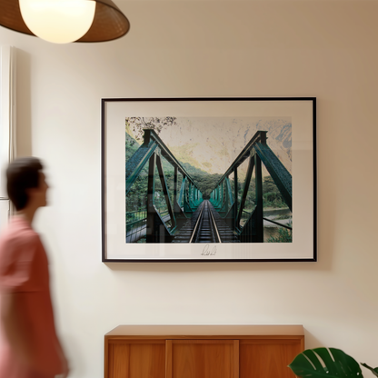 THE TRAINS HORIZON - Professional, Photography Print