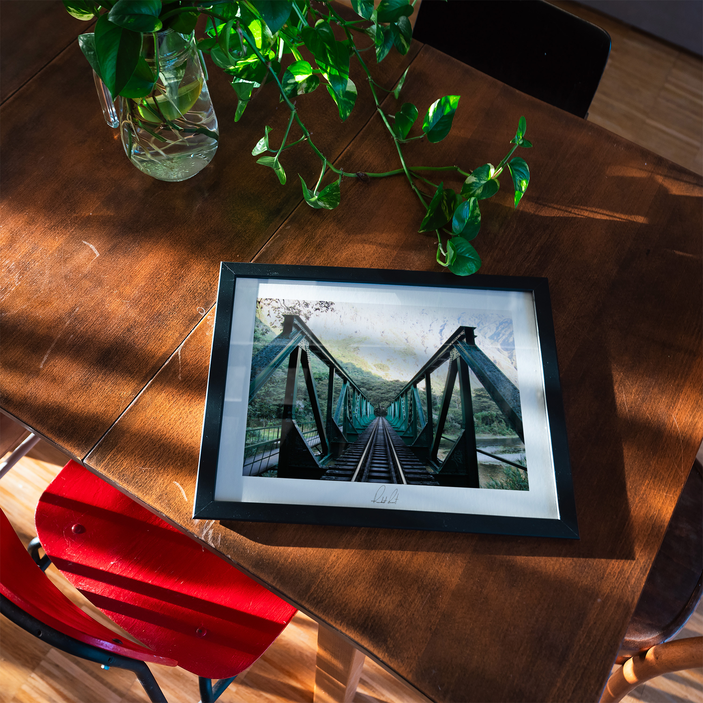 THE TRAINS HORIZON - Professional, Photography Print
