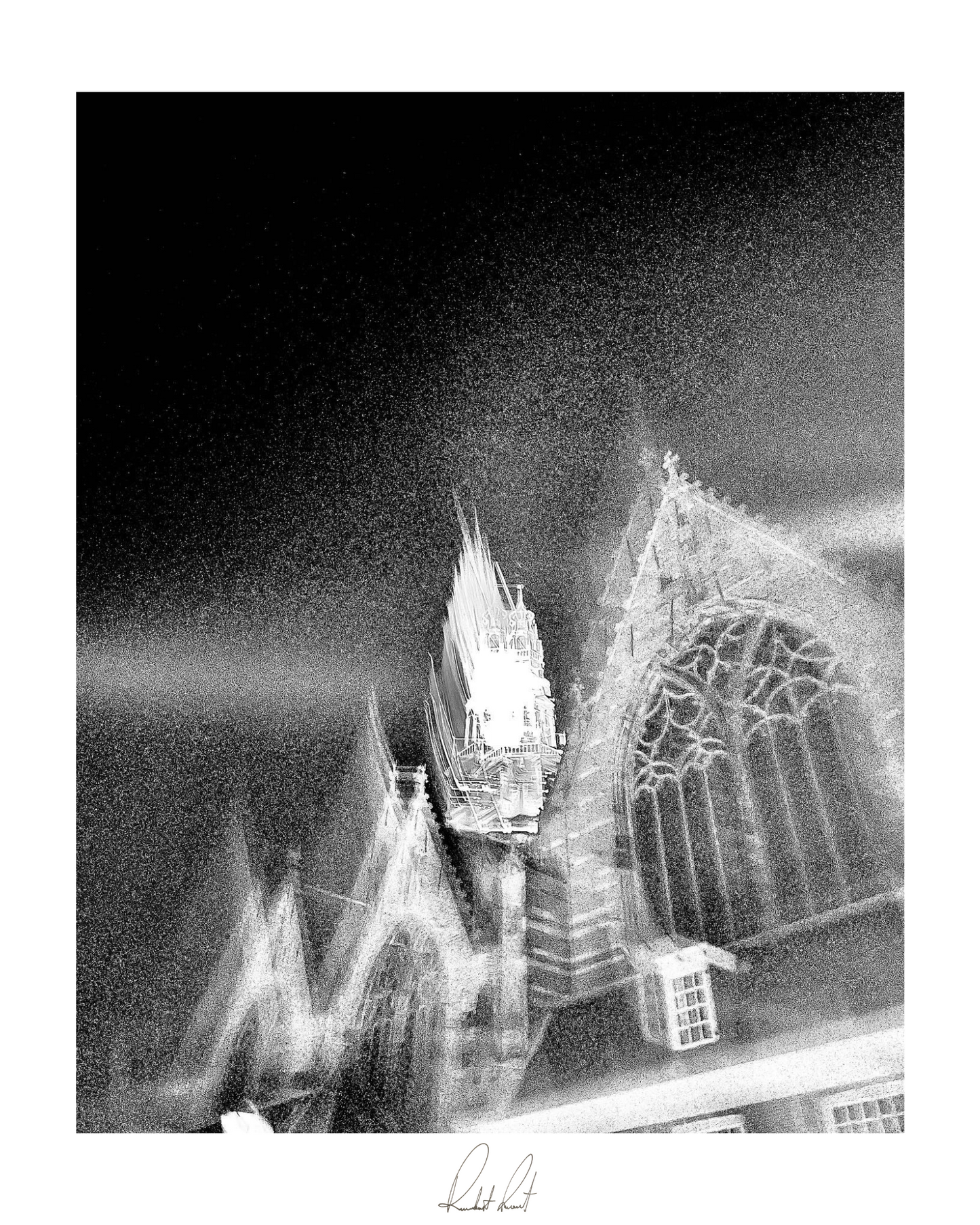 THE DISTORTIONS OF A CHURCH - Professional Photography print