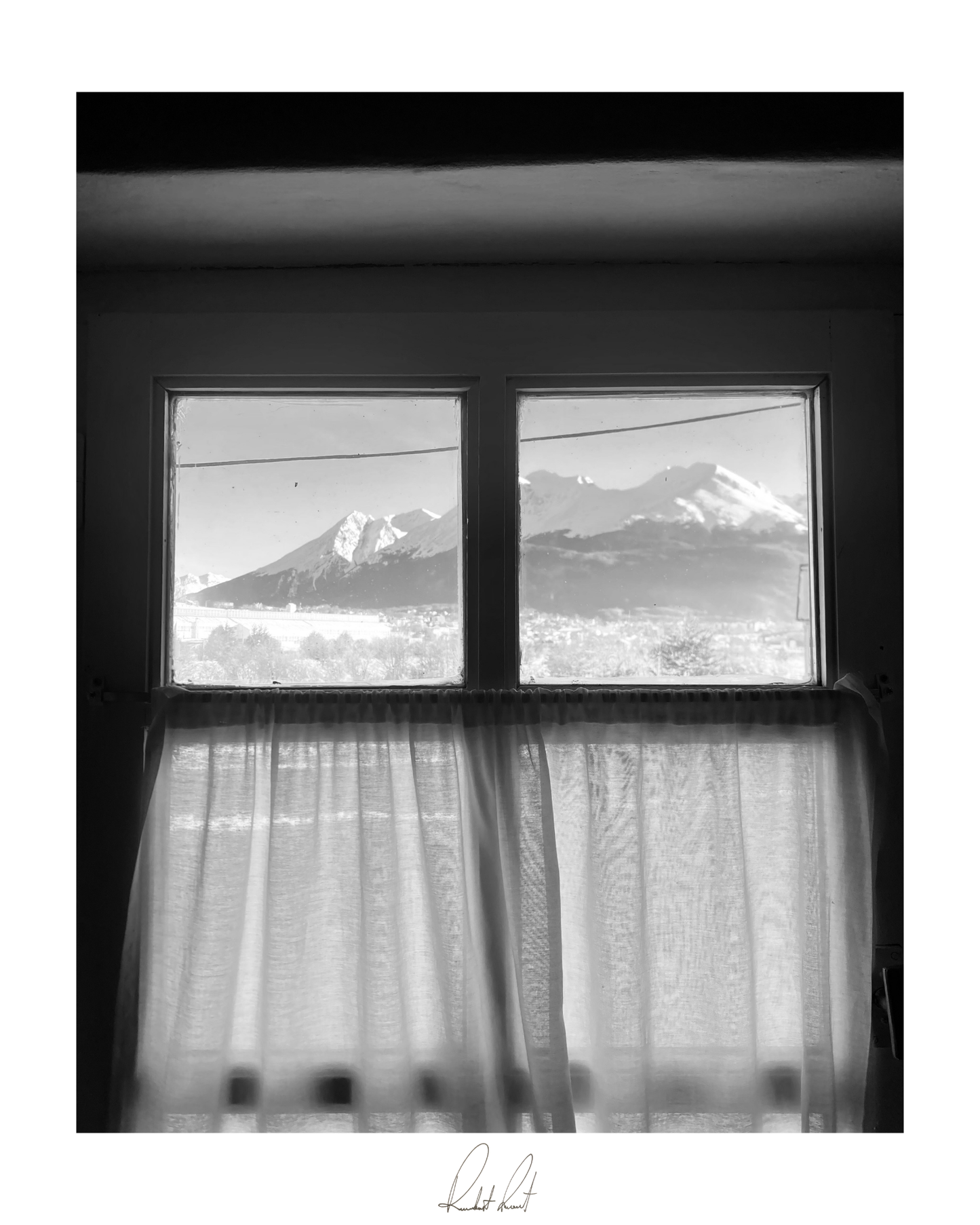 THROUGH THE WINDOW - Professional, Photography Print