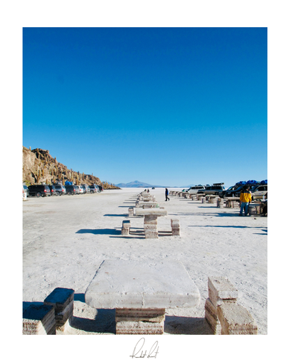 BENCHES DE UYUNI - Professional Photography Print